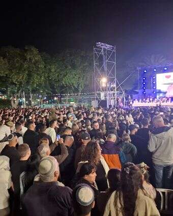 קבלת הפנים לשגב כלפון בדימונה, ביום שלישי | אלישיב רייכנר