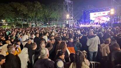 קבלת הפנים לשגב כלפון בדימונה, ביום שלישי | אלישיב רייכנר