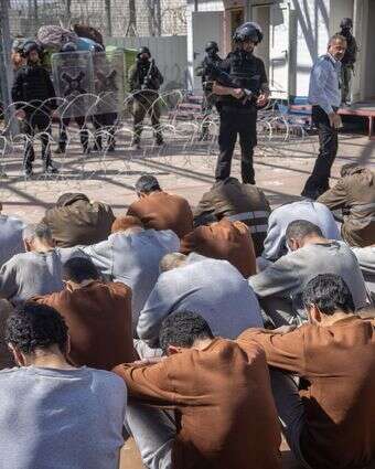 מחבלי חמאס בכלא בדרום הארץ | חיים גולדברג, פלאש 90