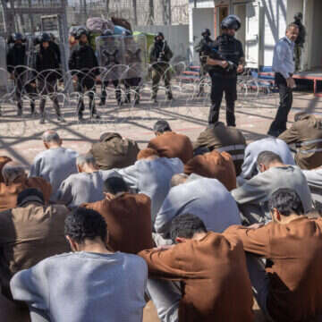 מחבלי חמאס בכלא בדרום הארץ | חיים גולדברג, פלאש 90