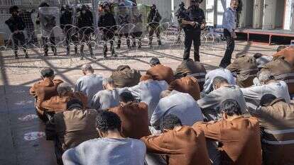 מחבלי חמאס בכלא בדרום הארץ | חיים גולדברג, פלאש 90 מחבלי חמאס בכלא בדרום הארץ | חיים גולדברג, פלאש 90