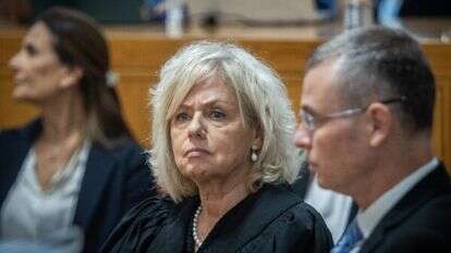 היועמ"שית גלי בהרב-מיארה והשר יריב לוין | אורן בן חקון / פלאש 90