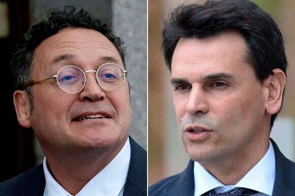 אלוורו גרסיה אורטיז, התובע הכללי של ספרד ואלברטו גונזלס אמדור | AFP