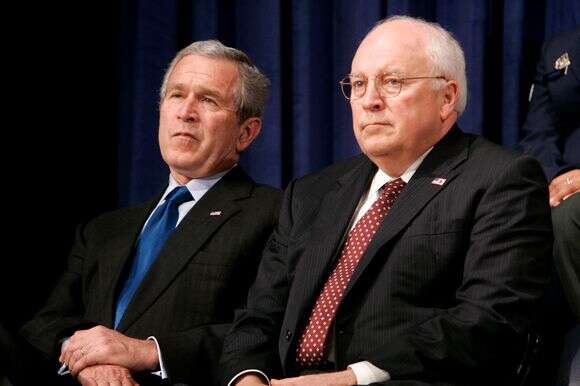 צ'ייני ובוש | EPA/MATHEW CAVANAUGH צ'ייני ובוש | EPA/MATHEW CAVANAUGH