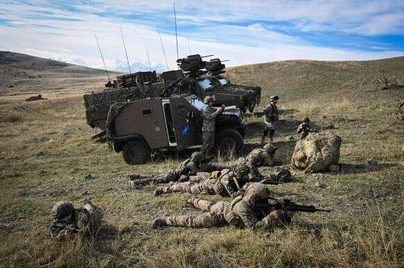 תרגיל "סתיו דאצ'יאני", של כוחות נאט"ו שנערך ברומניה | Daniel MIHAILESCU / AFP תרגיל "סתיו דאצ'יאני", של כוחות נאט"ו שנערך ברומניה | Daniel MIHAILESCU / AFP