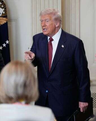 טראמפ, היום | EPA/YURI GRIPAS / POOL