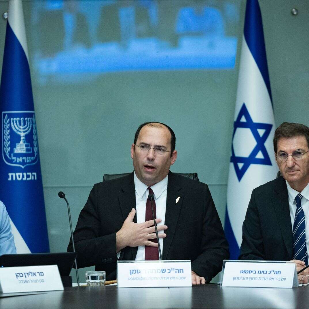 הדיון הבוקר בוועדת החוקה | יהונתן זינדל/פלאש 90