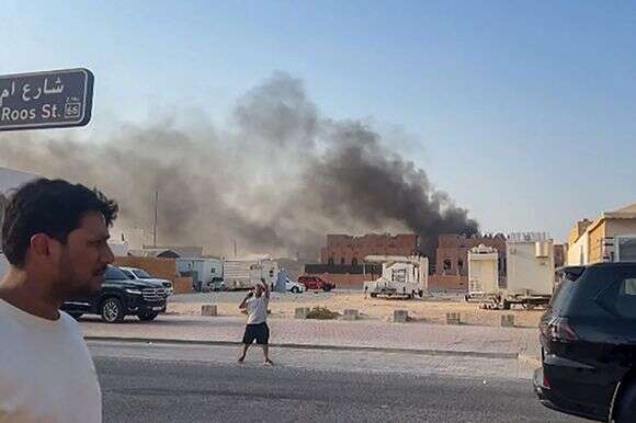 עשן מיתמר לאחר התקיפה הישראלית בקטאר בחודש ספטמבר | איי.אף.פי עשן מיתמר לאחר התקיפה הישראלית בקטאר בחודש ספטמבר | איי.אף.פי