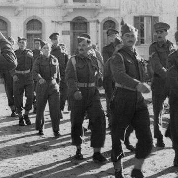 הבריגדה רותקה והשוחט שחט דף הבית | גטי אימג'ס