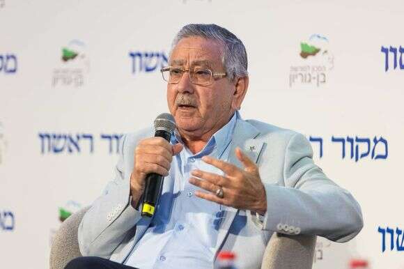 ראש עיריית רהט, טלאל אל-קרינאווי, בוועידת בן גוריון בנגב 2025 | לירון מולדובן