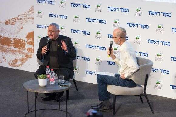 הרמטכ"ל ויו"ר יד בן גוריון לשעבר, גדי איזנקוט, בוועידת בן-גוריון ה-3 בנגב | לירון מולדובן