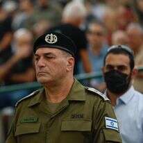 הרמטכ"ל אייל זמיר בהלוויתו של סגן הדר גולדין הי"ד | חיים גולדברג - פלאש 90