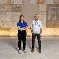 יגאל קליין וניצן רוזנוקס־זיו | צילום: נעמה שטרן