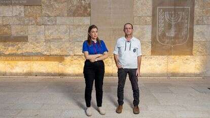 יגאל קליין וניצן רוזנוקס־זיו | צילום: נעמה שטרן