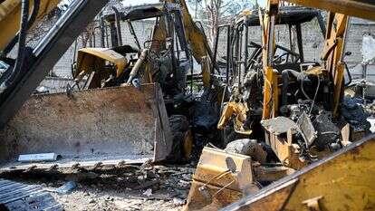 תקיפות ישראליות על כלי צמ"ה בלבנון | JOSEPH EID / AFP