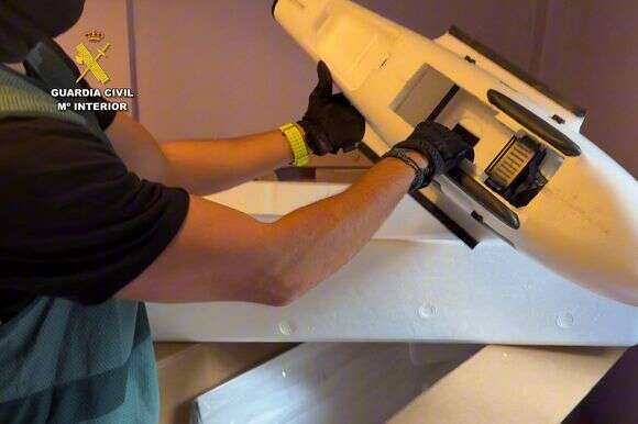הכטב"מים ששימשו להברחת הסמים | Spanish Guardia Civil / AFP הכטב"מים ששימשו להברחת הסמים | Spanish Guardia Civil / AFP