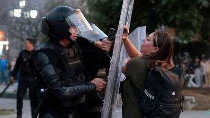 הפגנות דור ה-Z במקסיקו, אמש | ULISES RUIZ / AFP הפגנות דור ה-Z במקסיקו, אמש | ULISES RUIZ / AFP