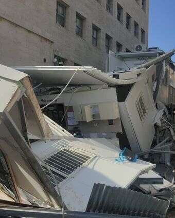 המבנה שקרס בבית שמש | משטרת ישראל המבנה שקרס בבית שמש | משטרת ישראל