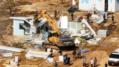 פינוי גבעת צור משגבי | קובי נתן/ TPS