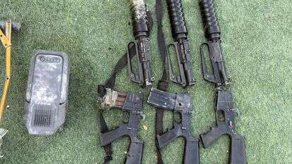 אמל"ח שנתפס בבניסיון הברחה בגבול מצרים | דובר צה"ל אמל"ח שנתפס בבניסיון הברחה בגבול מצרים | דובר צה"ל