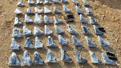 אמל"ח שנתפס בבניסיון הברחה בגבול מצרים | דובר צה"ל אמל"ח שנתפס בבניסיון הברחה בגבול מצרים | דובר צה"ל