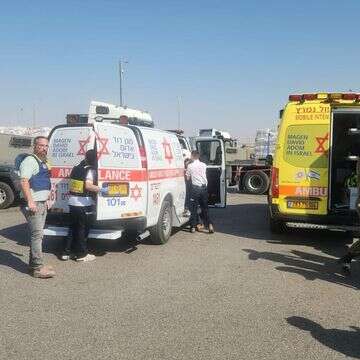 זירת הפיגוע בצומת גוש עציון | תיעוד מבצעי מד"א