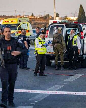 טורנדו בהתהוות. זירת הפיגוע בגוש עציון, השבוע | חיים גולדברג, פלאש 90