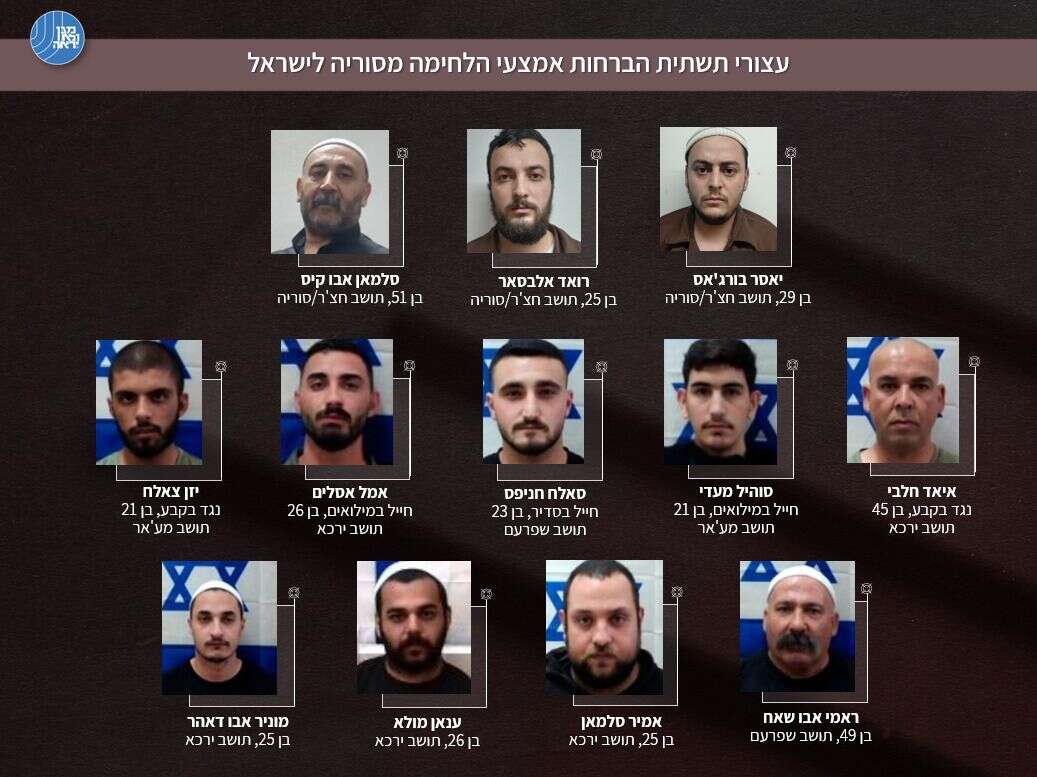 החשודים בהברחה | דוברות השב"כ