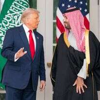 נשיא ארה"ב דונלד טראמפ ויורש העצר הסעודי מוחמד בן סלמאן | EPA