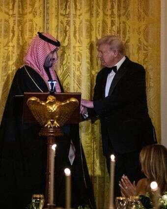 נשיא ארה"ב דונלד טראמפ ויורש העצר הסעודי מוחמד בן סלמאן | EPA