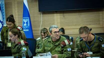 תא"ל אמיר ודמני בוועידת חוץ וביטחון בכנסת, שלשום | יונתן זינדל, פלאש 90