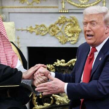 טראמפ ובן־סלמן בבית הלבן, השבוע | גטי אימג'ס
