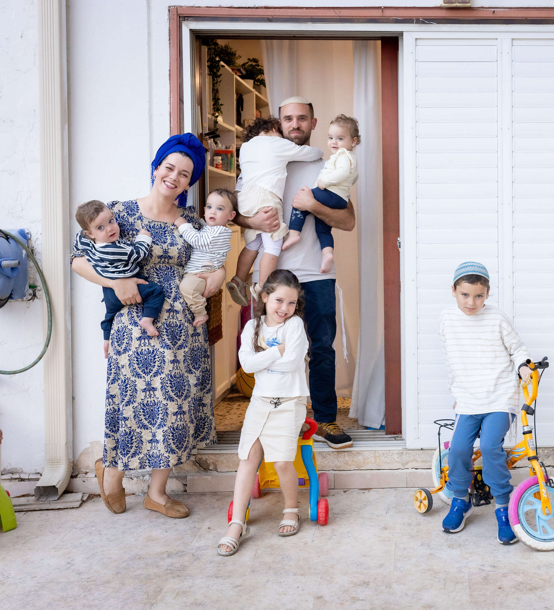 „נפלו שלושה לוחמים מהגדוד ובערך אז גילינו על ההריון עם השלישייה”