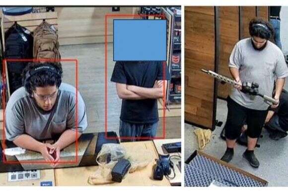 אחד מחברי תא הטרור שנחשף במישיגן קונה נשק | AFP אחד מחברי תא הטרור שנחשף במישיגן קונה נשק | AFP