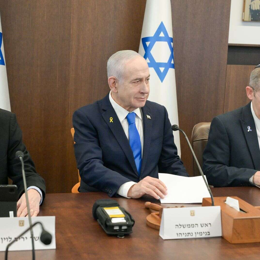 נתניהו בישיבת הממשלה, הבוקר | מעיין טואף / לע״מ