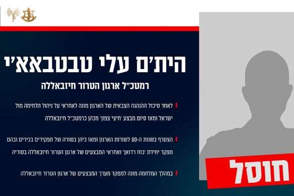 תעודת זהות - רמטכ"ל חיזבאללה שחוסל | דובר צה"ל