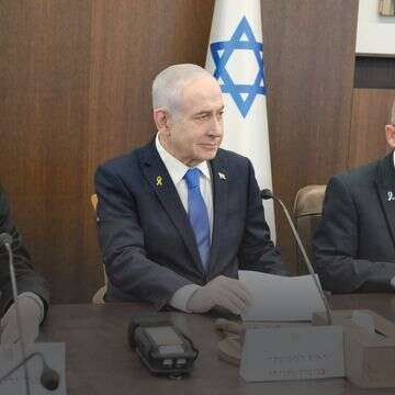 נתניהו בישיבת הממשלה, הבוקר | מעיין טואף / לע״מ נתניהו בישיבת הממשלה, הבוקר | מעיין טואף / לע״מ