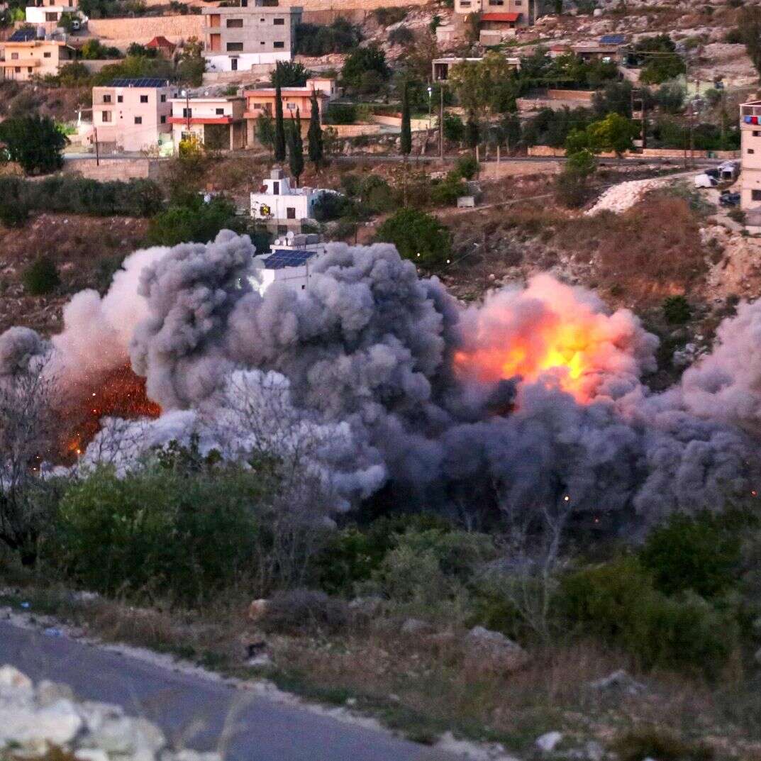 תקיפה ישראלית בדרום לבנון | AFP תקיפה ישראלית בדרום לבנון | AFP
