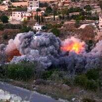 תקיפה ישראלית בדרום לבנון | AFP תקיפה ישראלית בדרום לבנון | AFP