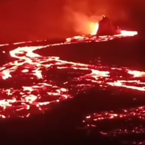 התפרצות הר געש, אילוסטרציה | צילום מסך מיוטיוב