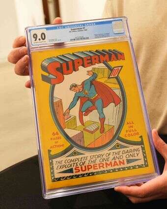 גיליון מספר 1 של סופרמן של DC קומיקס | AP/טוני גוטיירז גיליון מספר 1 של סופרמן של DC קומיקס | AP/טוני גוטיירז