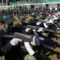 ילדים פלסטינים במחנה אימונים של חמאס | עאבד ראחים חאטיב, פלאש 90