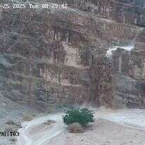 שיטפון בנחל קומראן, חורף תשפו | דן פרקש, רשות הטבע והגנים