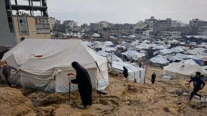 מחנה פליטים בעזה | AP Photo/Jehad Alshrafi מחנה פליטים בעזה | AP Photo/Jehad Alshrafi