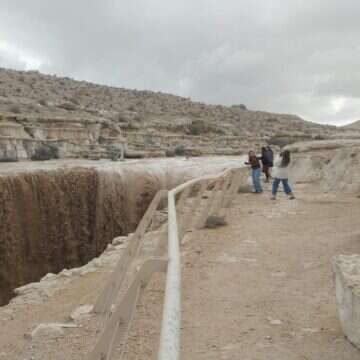 שיטפון בעין מעריף בנגב, השבוע | עציון רייכנר