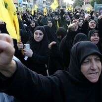 הלווייתו של רמטכ"ל חיזבאללה טבטבאי בדאחייה של ביירות | אי.פי.איי