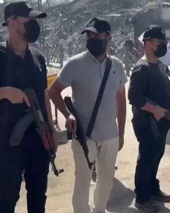 שוטרים של החמאס בעזה, לפני כחודשיים | צילום מסך מיוטיוב - רויטרס