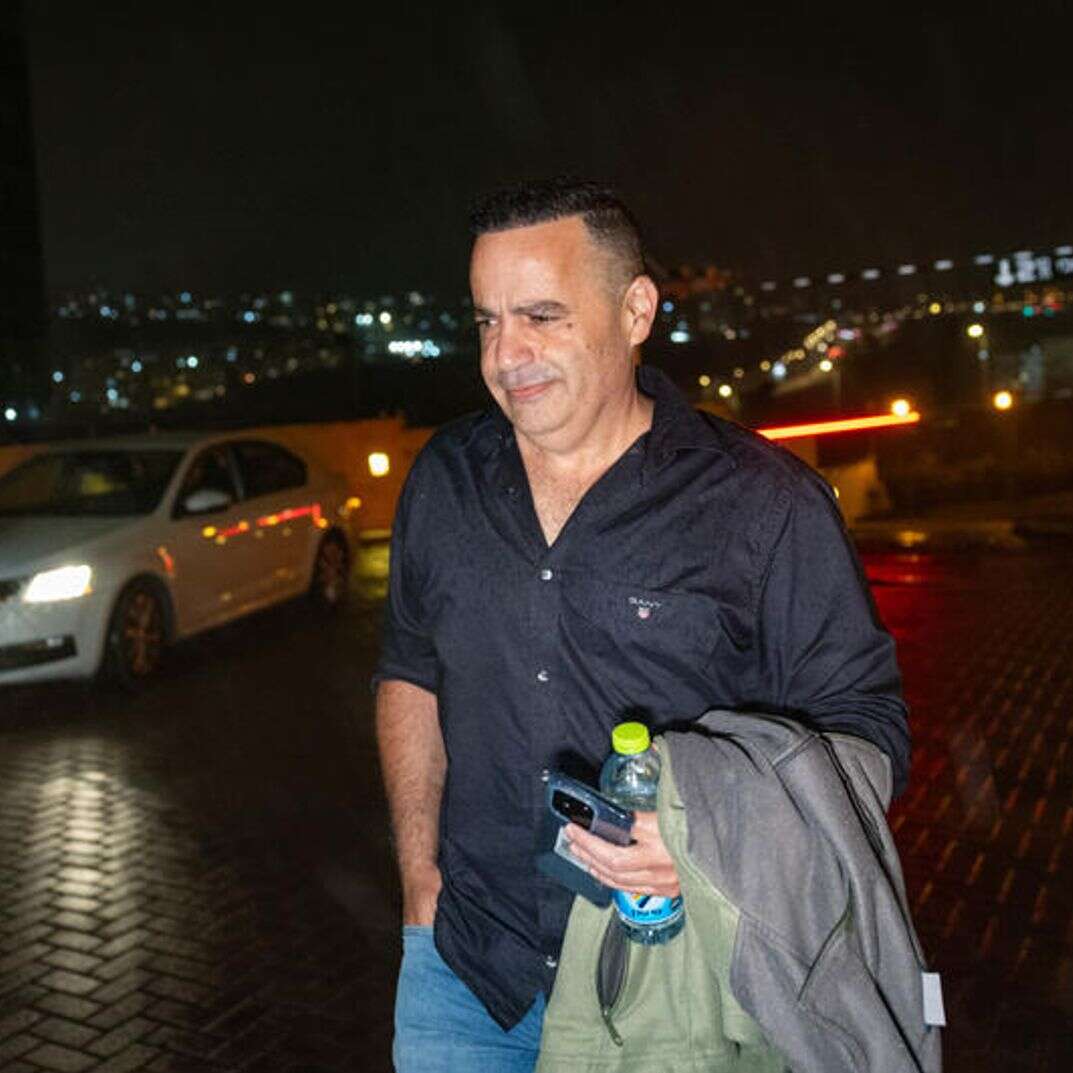 ניצב מני בנימין סיום חקירתו במח"ש | יונתן זינדל / פלאש 90