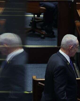 נתניהו במליאת הכנסת | EPA