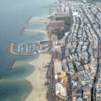 מבט עילי על תל אביב | יוסי זמיר / פלאש 90